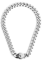Versace Medusa Chain Necklace - Silver - One Size