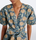 Markarian Margaretta belted floral gown