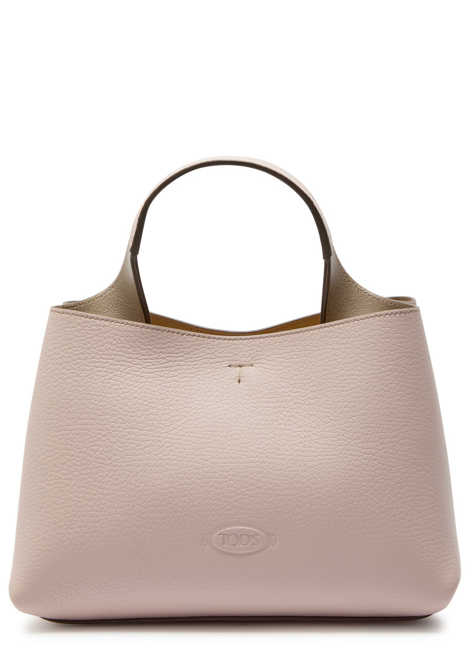 Tods Florida Mini Leather Tote bag - Light Pink - One Size