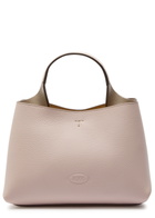 Tods Florida Mini Leather Tote bag - Light Pink - One Size