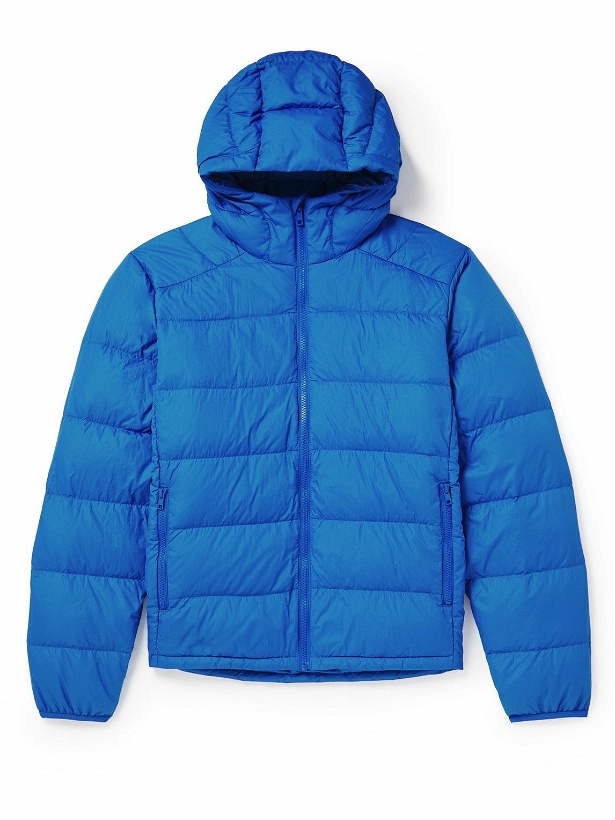 Photo: Outdoor Voices - Quilted SoftShield Down Jacket - Blue