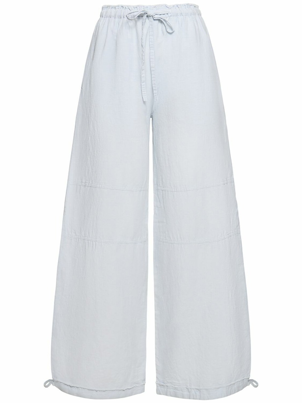 Photo: ACNE STUDIOS Cotton & Linen Wide Pants