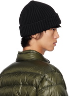 Moncler Black Wool Beanie