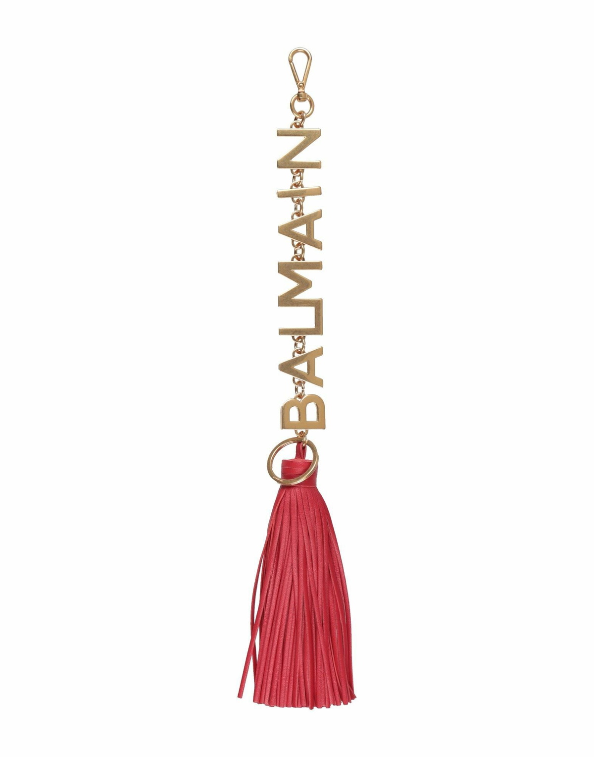 Balmain Womens Bag accessories & charms in Red