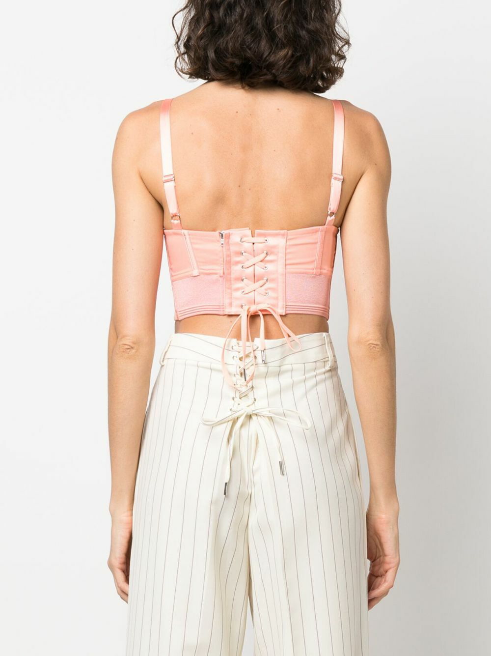 Jean Paul Gaultier Conical corset cropped top - ShopStyle
