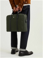 Mismo - M/S Endeavour Leather-Trimmed Nylon Briefcase