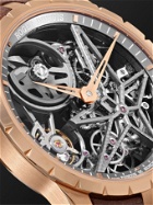 Roger Dubuis - Excalibur Spider Automatic 42mm 18-Karat Pink Gold and Leather Watch, Ref. No. DBEX0727