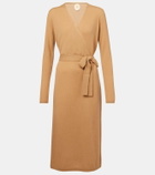 Jardin des Orangers Wool and cashmere wrap dress