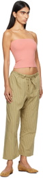 Gil Rodriguez Khaki 'The Lou' Lounge Pants