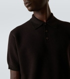Gucci Interlocking G wool-blend polo shirt