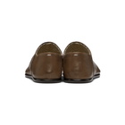 Maison Margiela Brown Slip-On Tabi Loafers