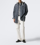 Miu Miu Checked cotton flannel overshirt