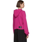Unravel Pink Cotton and Cashmere Hoodie