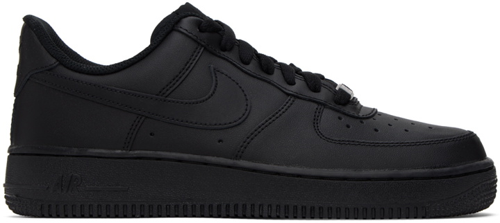 Photo: Nike Black Air Force 1 '07 Sneakers