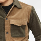 Oliver Spencer Men's Killard Cord Overshirt Jacket in Multi