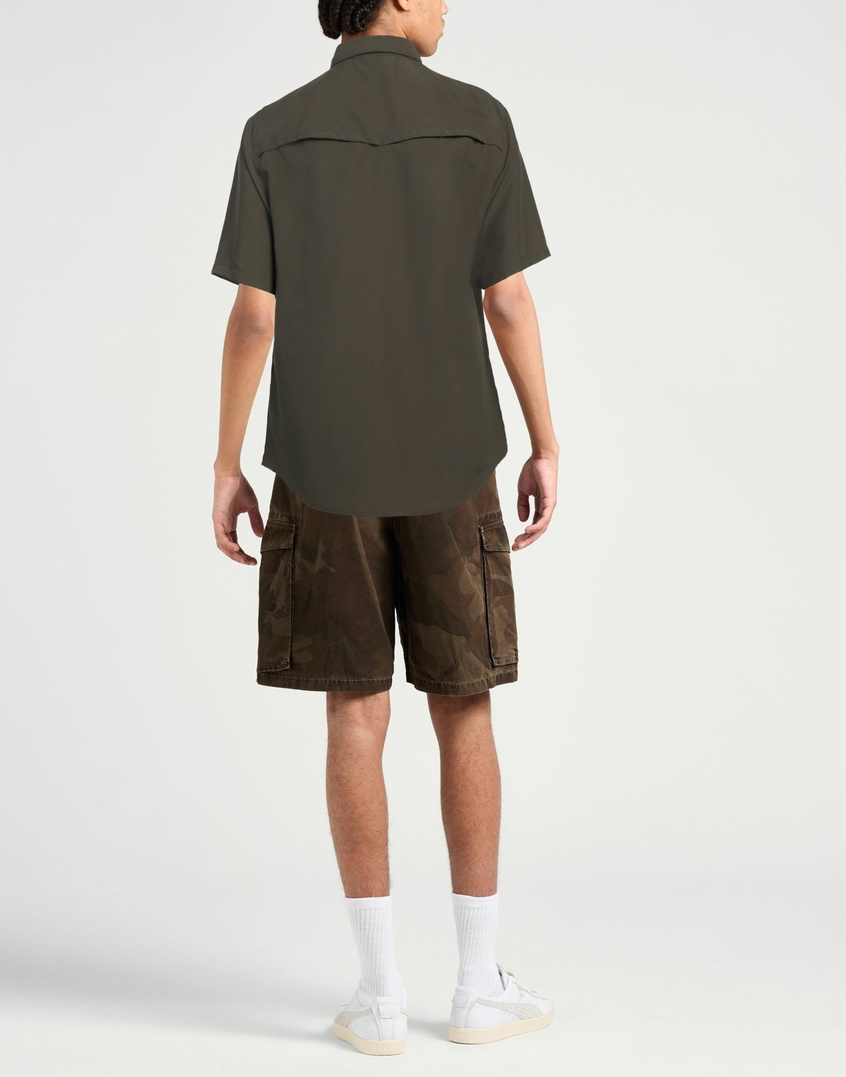 The North Face Mens Shirt Military in Green