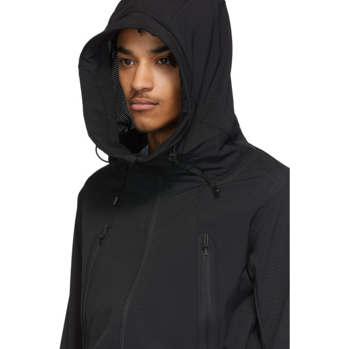 Descente Allterrain Black Schematech Air Hooded Jacket Descente