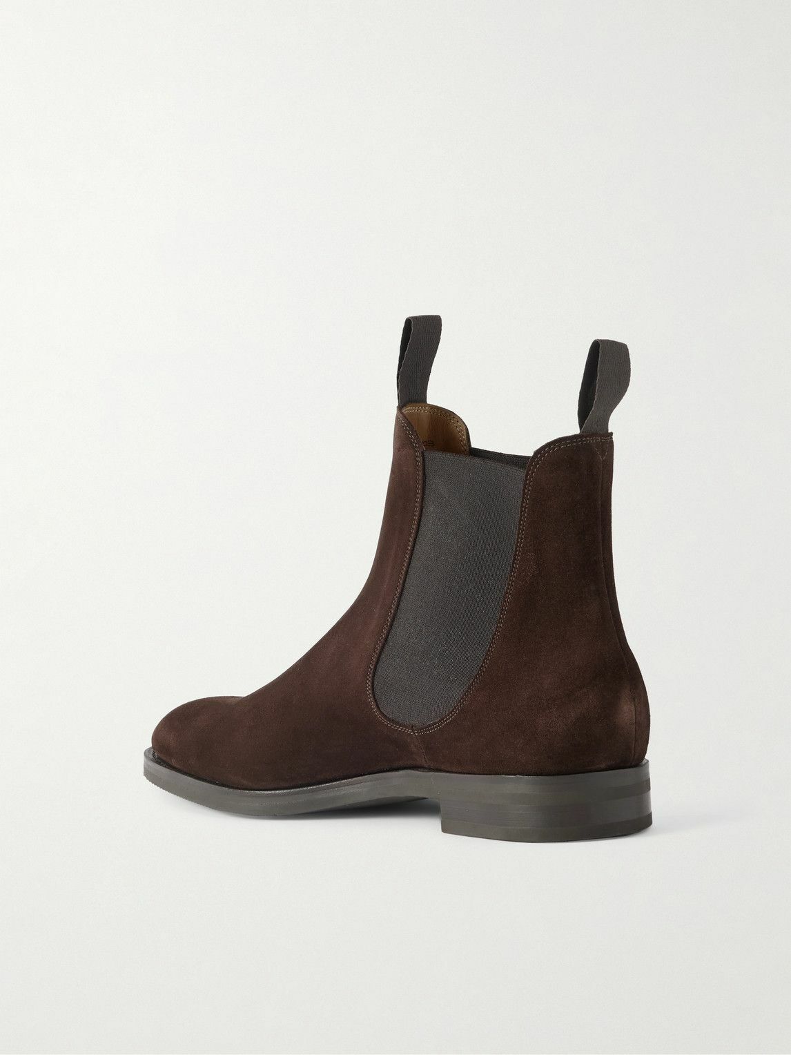 Edward Green - Newmarket Suede Chelsea Boots - Brown