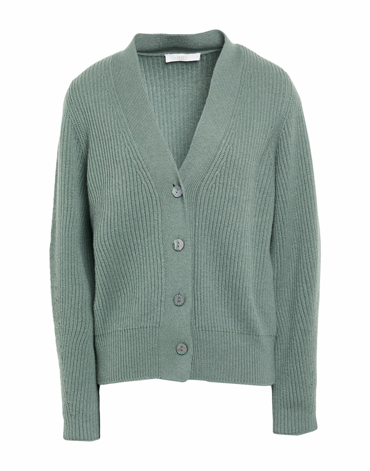 Fedeli Womens Cardigan in Sage green