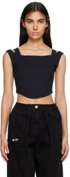 Han Kjobenhavn Black Layered Tank Top