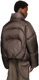 Entire Studios Brown UVR Down Jacket