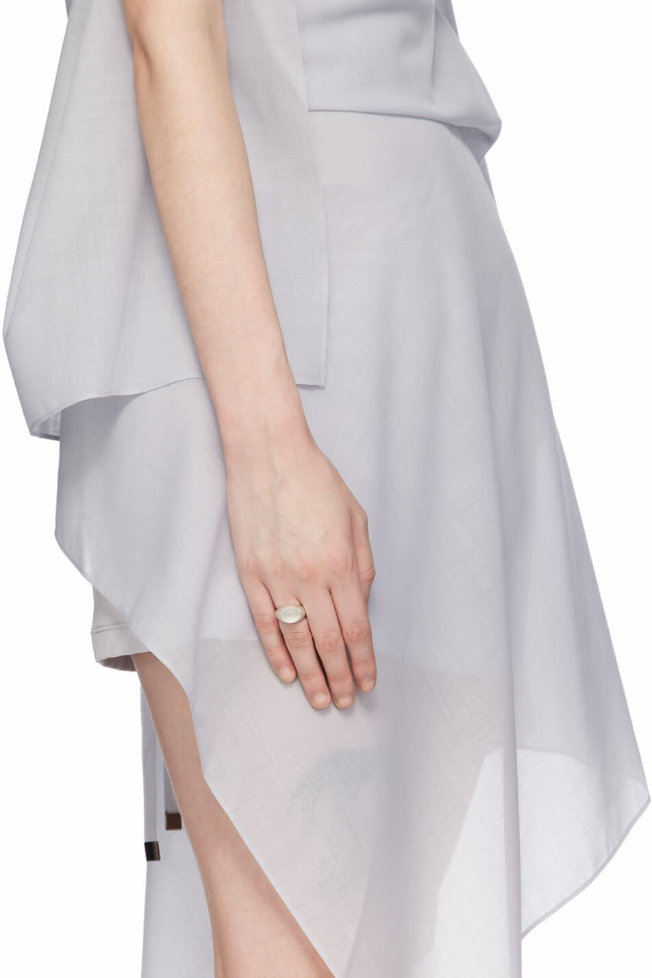 Dunton Ellerkamp Silver Boulder Moonstone Ring