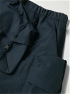 Norbit by Hiroshi Nozawa - Throwing Fits Straight-Leg Belted Nylon Cargo Pants - Blue