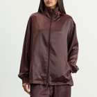 Y-3 Women's Satin Track Jacket in Red