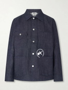A.P.C. - Fragment Printed Denim Jacket - Blue