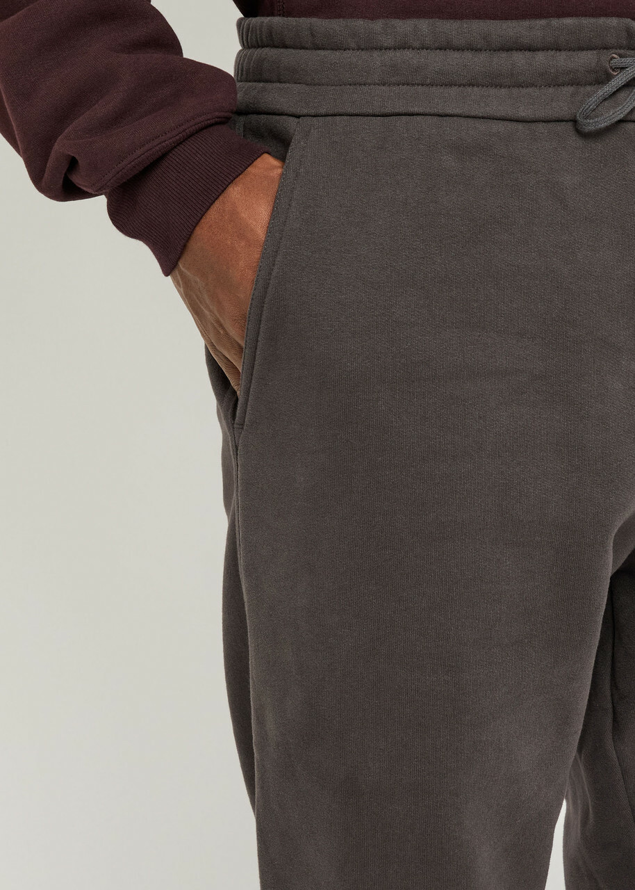 Saint Laurent Logo-embroidered Cotton Sweatpants Black