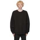 Juun.J Black Back Print Sweatshirt