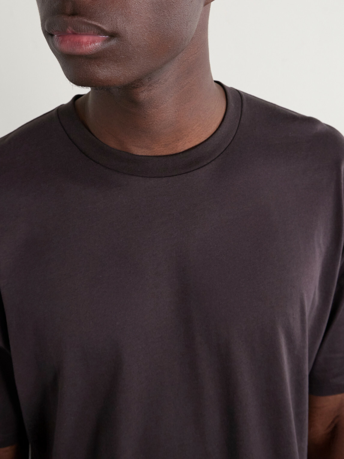 ssstein - Suvin Cotton-Jersey T-Shirt - Brown