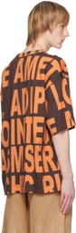 Dries Van Noten Brown Oversized T-Shirt