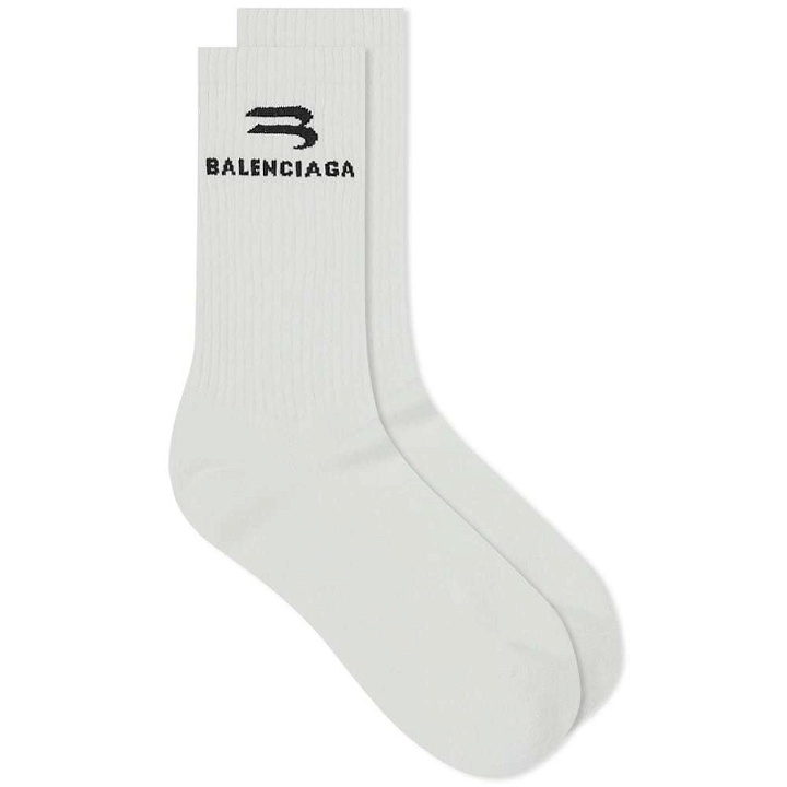 Photo: Balenciaga New Logo Glow in the Dark Sock