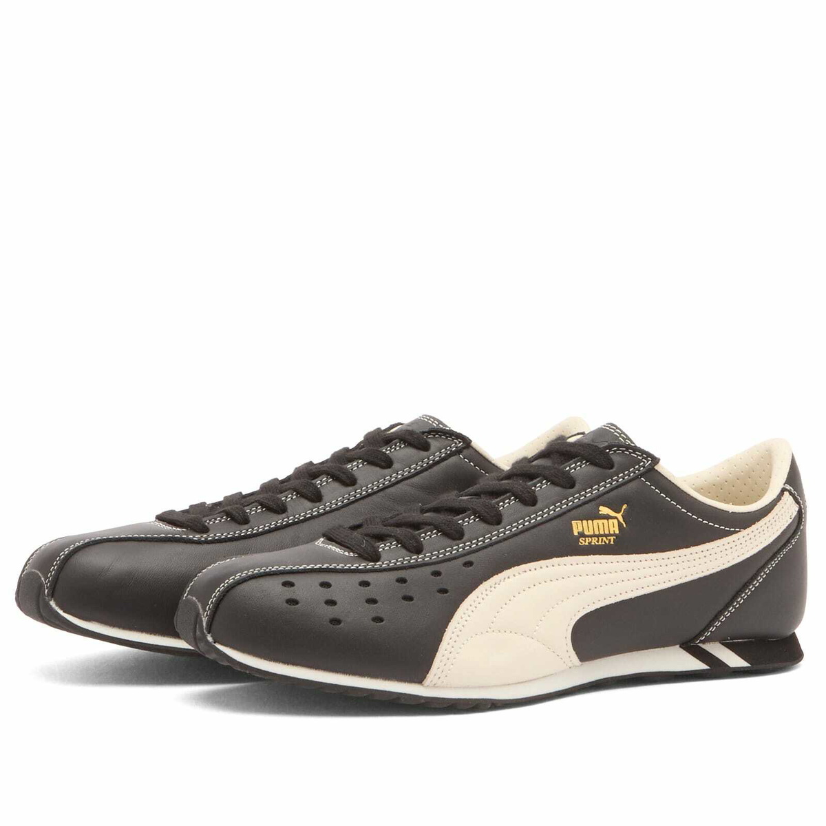 Puma Sprint Sneaker in Black/Warm White