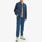 Portuguese Flannel Men's Labura Flannel Chore Jacket in Blue