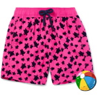 Vilebrequin - Boys Ages 2 - 8 Jim Flocked Swim Shorts - Pink