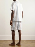 Paul Smith - Camp-Collar Striped Organic Cotton-Poplin Pyjama Set - White