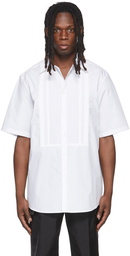 Valentino White Poplin Beaded Shirt