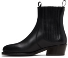 LEMAIRE Black Vegetable-Tanned Chelsea Boots