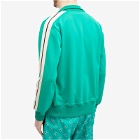 Palm Angels Men's Classic Logo Track Jacket in Green