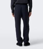 Giorgio Armani Pleated jacquard straight pants