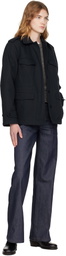 A.P.C. Navy Belted Jacket