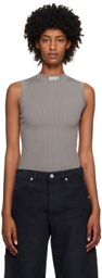 Heron Preston Taupe 'HPNY' Bodysuit