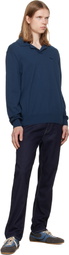 BOSS Navy Straight-Fit Stretch Jeans