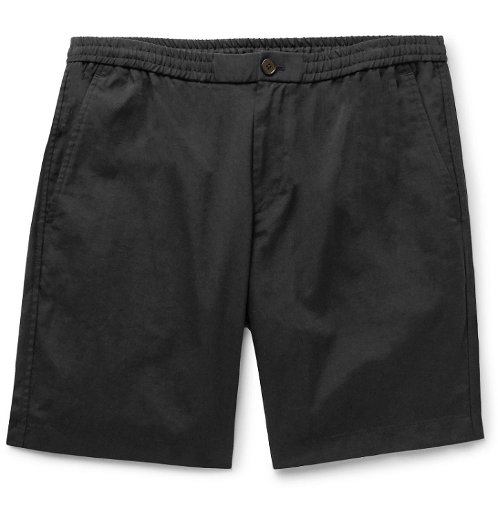 Photo: Theory - Nevins Nylon Drawstring Shorts - Black