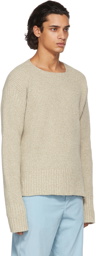 Jacquemus Beige 'La Maille Baja' Sweater