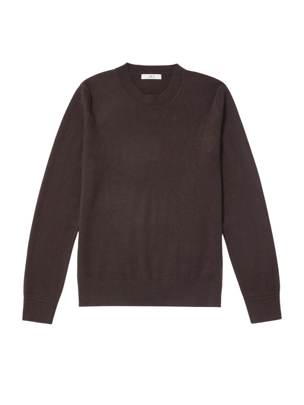 Photo: Mr P. - Curtis Cashmere Sweater - Brown