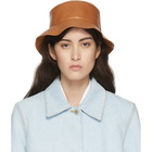 Loewe Tan Leather Fisherman Bucket Hat