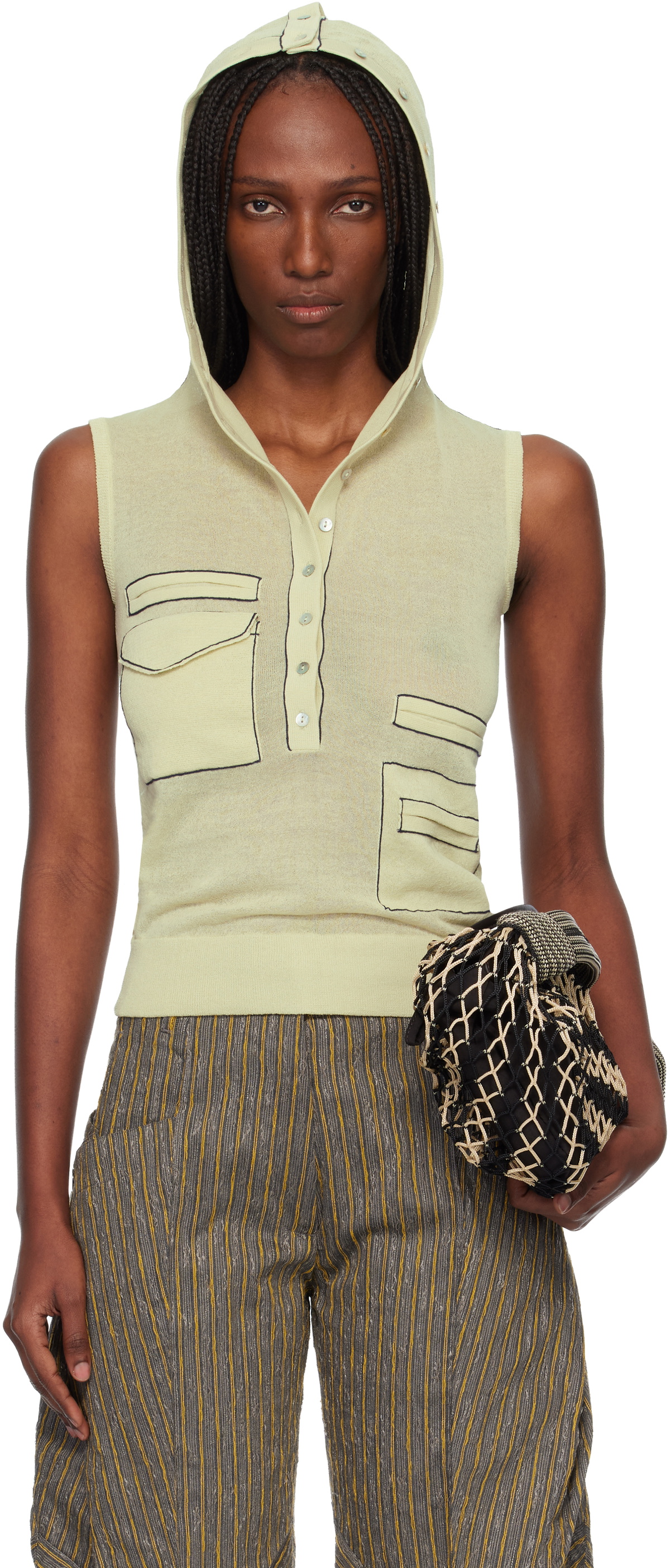 Marc Jacobs Heaven Red Stripey Star Tank Top Marc Jacobs Heaven
